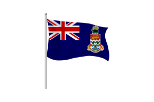 开曼群岛旗帜剪贴画