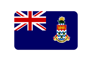 开曼群岛旗帜三角形圆形