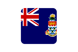 开曼群岛旗帜方形圆形