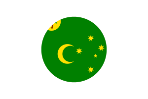 科科斯（基林）群岛旗帜矢量免费下载