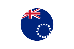 库克群岛旗帜矢量免费下载
