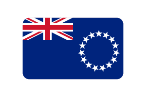 库克群岛旗帜三角形圆形