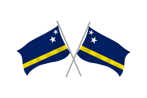 库拉索岛挥舞友谊旗帜