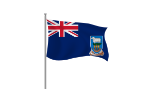 福克兰群岛旗帜剪贴画