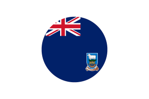 福克兰群岛旗帜矢量免费下载