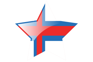 法罗群岛旗帜星图标