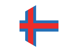法罗群岛旗帜六边形
