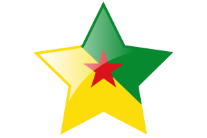 法属圭亚那旗帜星图标