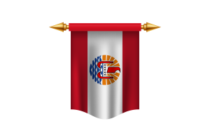 法属波利尼西亚旗帜皇家旗帜