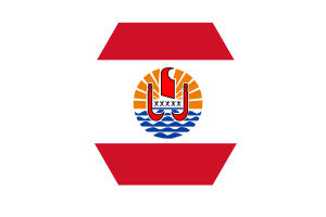 法属波利尼西亚旗帜矢量免费|SVG 和 PNG