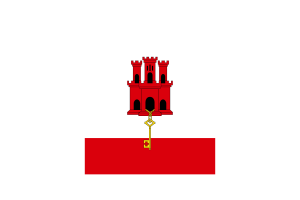 直布罗陀旗帜 （下载SVG， PNG）