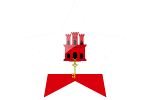 直布罗陀旗帜星图标