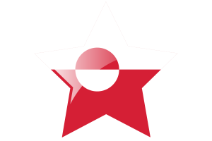 格陵兰旗帜星图标