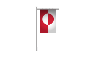 3d 格陵兰站立旗