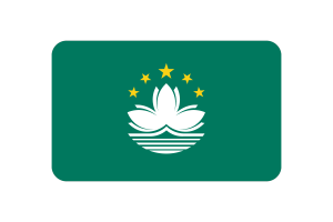 澳门区旗三角形圆形