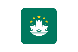 澳门区旗方形圆形