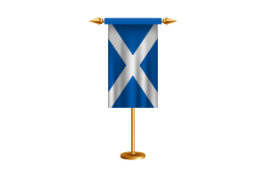 苏格兰礼仪旗帜矢量免费