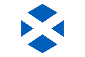 苏格兰旗帜六边形