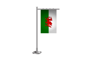 3d 威尔士站旗