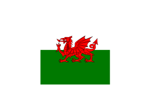 威尔士旗帜剪贴画