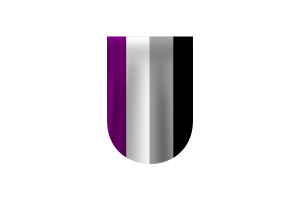 无性恋群体旗帜矢量免费下载（SVG，PNG）