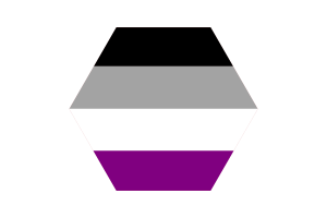 无性恋群体旗帜三角形圆形