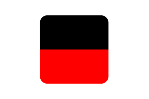 德拉维达进步联盟旗帜方形圆形