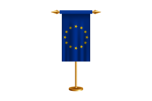 欧盟礼仪旗帜矢量免费