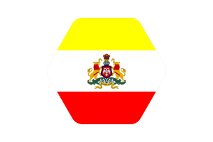 卡纳塔克邦旗帜矢量免费|SVG 和 PNG