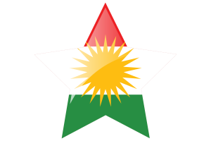 库尔德斯坦旗帜星图标