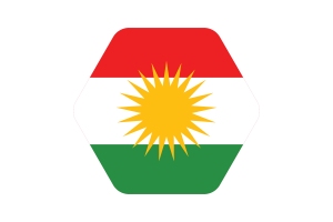库尔德斯坦旗帜矢量免费 |SVG 和 PNG