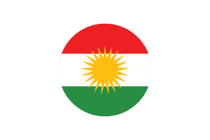 库尔德斯坦旗帜矢量免费下载