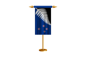 新西兰礼仪旗帜矢量免费
