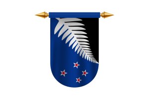 新西兰旗帜标志矢量图像
