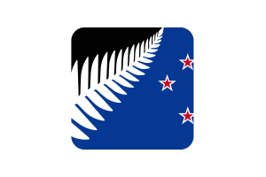 新西兰旗帜方形圆形