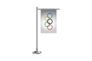 3d 奥林匹克站旗