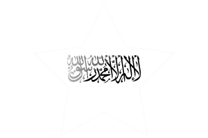 塔利班旗帜星图标