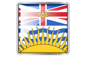 不列颠哥伦比亚省旗帜广场图标