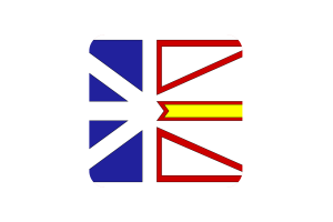 纽芬兰与拉布拉多旗帜方形圆形