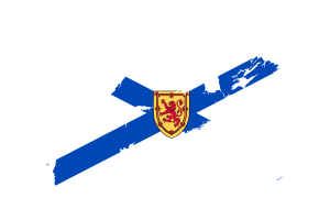新斯科舍省地图与旗帜