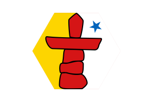 努纳武特旗帜矢量免费 |SVG 和 PNG