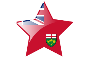 安大略省旗帜星图标