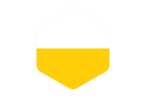 西里西亚人旗帜圆形六边形