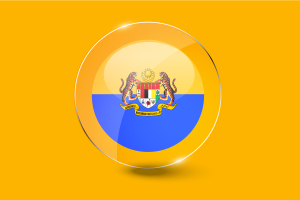马来西亚副元首旗光圆钮