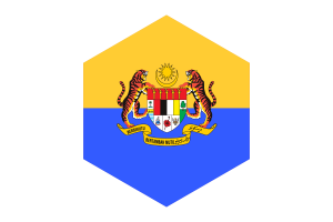 马来西亚副元首旗六边形