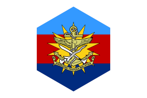 马来西亚武装部队旗帜六边形
