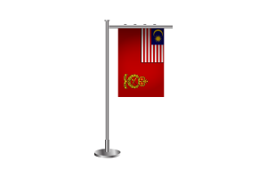3d 马来西亚陆军站立旗