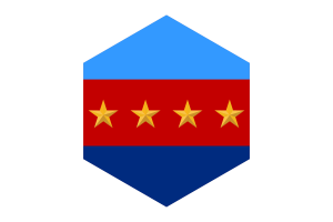 马来西亚国防军总司令旗帜六边形