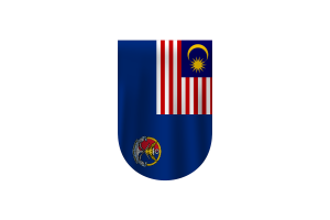 马来西亚海岸警卫队旗帜矢量免费下载（SVG，PNG）