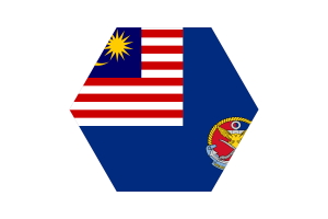 马来西亚海岸警卫队旗帜矢量免费 |SVG 和 PNG